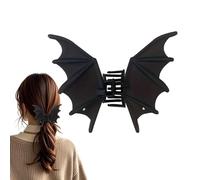 Bat Hair Clip, Wing Shaped Jaw Clamp Accessory for Women, Decorative non-lip Gothic Claw Grip, Halloween Holiday Costume Prop, Themed Cosplay Masquerade and Party Wear