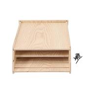 Bat House Handcrafted Weatherproof Erosion Protection Wooden Bat Box for Outdoor Garden