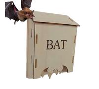 Bat House Shelter - Wooden Bats House - Garden Wildlife Roosting Houses - Outdoor Animal Habitat Shelter | for Gardeners Homeowners Nature Lovers Farmers Backyard Farm Orchard Park Yard Patio
