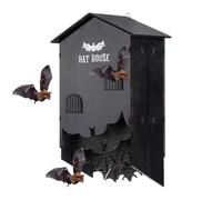 Bat House Three Chamber Shelter Wall Mount Side Backyards Garden Tree
