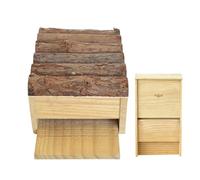 Bat House | Wall Mount Cave | Compact Bats Box House For Yard | For Garden Yard Pathway Backyard Farm Patio Tree Post Park Barn Nature Trail Vineyard