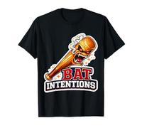Bat Intentions Bateador Broma Camiseta