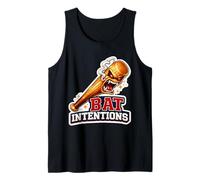 Bat Intentions Bateador Broma Camiseta sin Mangas