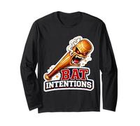 Bat Intentions Bateador Broma Manga Larga