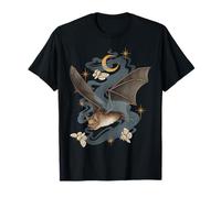 Bat Moth Gothic Goblincore Witchcraft Dark Academia Therian Camiseta