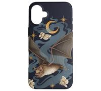 Bat Moth Gothic Goblincore Witchcraft Dark Academia Therian Carcasa para iPhone 16 Plus