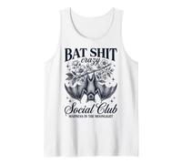Bat Shit Crazy Social Club Madness In The Moonlight Bat Camiseta sin Mangas