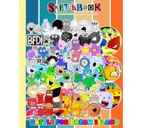 Bat-tle For Dream Sketchbook Bfdi For Fan Teen Men Women Kid: A Cool Blank Paper Composition Notebook | Thick 100 Pages For Writing And Note | 7.5 X 9.25 Inches