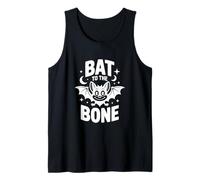 Bat to The Bone Lindo murciélago Divertido de Halloween Camiseta sin Mangas