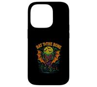 Bat To The Bone Scary Flying Bat Halloween Design Carcasa para iPhone 14 Pro