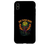 Bat To The Bone Scary Flying Bat Halloween Design Carcasa para iPhone XS MAX