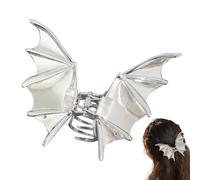 Bat Wing Hair Claw Clip, Wing Claw Barrettes Clips, Bat Wings Design Hair Barrettes, Punk Style Wing Claw, Halloween Claws Hair Clip, Easy To Use, Portable for Men, Women, Beautician