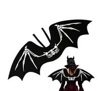 Bat Wings - Halloween Non-woven Party Supplies, Gothic Black Bat Wings, Skeleton Pattern Vampire Party Favors For Carnivals Masquerades Christmas Theater Stage For Cosplayers Actors Adults Kids