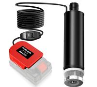 BAT20TL Bomba sumergible 635 GPH para batería Parkside 20V XTEAM, bomba de agua inalámbrica con filtro de sedimentos, bomba de transferencia de batería de alta velocidad de 100W para piscina, jardín