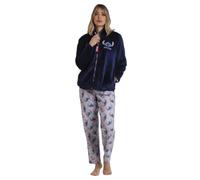 Bata caliente de mujer con mangas largas Disney Stitch Faces XL