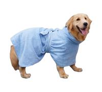 Bata De Baño De Perros - Toalla De Perro Absorbente, Túnica De Secado Rápido | Ropa De Secado De Mascotas Reutilizable Suave, Ropa De Envoltura De Microfibra Cómoda Para El Cuidado De La Natación Para
