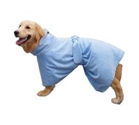Bata De Baño De Perros - Toalla De Perro Absorbente, Túnica De Secado Rápido | Ropa De Secado De Mascotas Reutilizable Suave, Ropa De Envoltura De Microfibra Cómoda Para El Cuidado De La Natación Para