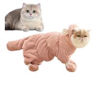 Bata de baño para perros, toalla para perros - Coral Fleece Full Wrap Dog Dogs con diseño de cremallera con correa de pie | Disfraces de mascotas, ropa de gato y accesorios para Navidad, Día de la Mad