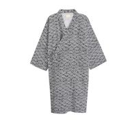 Bata De Estilo Oriental Con Frente Abierto, Cinturón Regulable, Tejido Resistente, Ropa Sauna Ideal Para Uso Hotelero Y Bienestar Personal