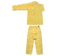 Bata de hospital for mujer con cierres mágicos, camisón de lactancia de algodón for pacientes mayores y postradas en cama, recuperación de fracturas(Geel,2xl)