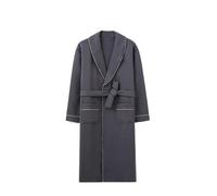 Bata De Invierno Para Hombres Albornoz cálido de invierno for hombre y mujer, bata de noche de algodón acolchada, bata tipo Kimono for caballero, vestido elegante de talla grande(500pcs 4*9mm,3XL 80-9