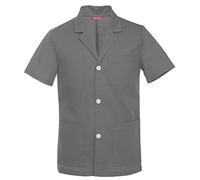 Bata de Laboratorio Manga Corta, médico Abrigo Abrigo de Hombre, 31 Pulgadas