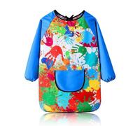 Bata de pintura escolar de 1ª clase, bata de pintura para niños 6-7-8-10-12 años, delantal de pintura para niños, delantal de pintor, delantal para manualidades, multicolor, delantal infantil
