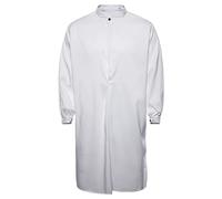 Bata kaftán Thobe Jubba bordada para hombre, ropa islámica holgada con cuello en V y manga corta, vestido largo árabe musulmán tradicional, ideal para oración, ramadán, festival Eid, ocasiones