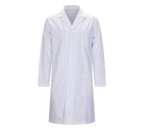 MISEMIYA Bata Laboratorio Unisex MZ-1816 Medical Lab Coat, White, S
