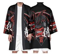 Bata Ligera de Verano Para Hombre, Kimono Fino, Tallas Grandes, Bata de Casa, Albornoces, Ropa de Dormir, Regalos Para Hombres,BlackA-L