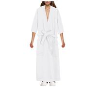 Bata Mujer Bata Cremallera Mujer Roja Xxxl Algodon Negra Albornoz Con Capucha Corta Invierno Larga Batas De Casa De Invierno Polar Sin Capucha Casa Calentita Dressing Gown Women Albornoz Microfibra