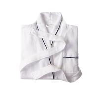 Bata Mujer Invierno Bata de algodón for Amantes, Bata de baño Suave for Hombres y Mujeres, Bata de Noche, Ropa de Dormir Informal for Hombre, Bata de baño for casa, Bata de Hotel(White,M)