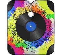 Bata Para Barberías Notas Musicales Arcoiris, Capa De Peluquería De Niños Profesional Capa De Barbero Impress Barber Cape Para Mujeres Hombre Adulto