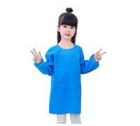 Bata Pintura Niños Delantales Infantiles 8-12 Años Babero de Arte Infantil Delantal Babero de Mangas Largacon para Manualidades Pintura Cocina