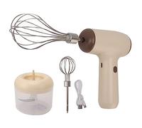 Batador de huevo de picador de ajo eléctrico Corte eficiente Procesador de alimentos inalámbricos USB Beige recargable