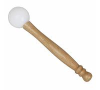 Batador de Mazos de Goma Crystal Singing Bowl Professional Sound Meditation Accessory Marfil