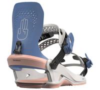 Bataleon Gata Damen Snowboard Bindings All-Mountain Freestyle Azul Gris 2024 NEU