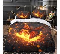 Batalla de aviones de combate Funda de Edredón Impresión 3D Juego de 3 Piezas incluye Fundas de Almohada Suave Guerra aérea de ciencia ficción Funda Edredon for Adolescentes Double（200x200cm）