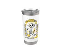 Batalla de baile en el más allá por los esqueletos Vaso térmico de acero inoxidable de doble pared