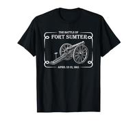 Batalla de Fort Sumter Guerra Civil Abril 1861 Cronología de la Historia Camiseta