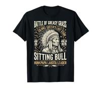 Batalla de Grasy Grass Toro Sentado Camiseta