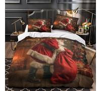 Batalla de veleros Funda de Edredón 3 Piezas de poliéster Estampado 3D Cremallera Oculta con Fundas de Almohada Suave Estilo de arte de guerra naval Funda Edredon for niños y niñas King（220x240cm）