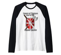Batalla de Waterloo British British French England Wars 1815 Camiseta Manga Raglan