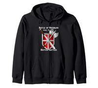 Batalla de Waterloo British British French England Wars 1815 Sudadera con Capucha