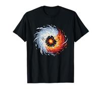 Batalla Elemental de dualidad de Fuego y Hielo Camiseta