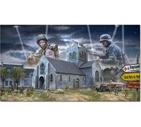 Batalla Of Normandy Saint/ Mere / Eglise 6 June 1944 Plástico Kit 1:72 Modelo