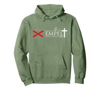 Batallas de los Tercios: Empel 1585 Tercios Flandes Sudadera con Capucha, Unisex para Adultos, Verde Salvia, L