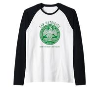 Batallón de San Patricio Historia Mexicana Irlandesa de San Patricio Camiseta Manga Raglan