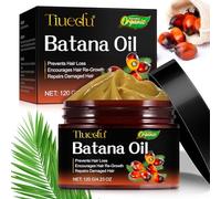 Batana Hair Oil, Aceite de Batana para el cabello prensado en frío, 100% Natural Batana Oil for Hair Growth, Prevenir la Pérdida de Cabello, elimina las puntas abiertas y aumenta el brillo, 120g