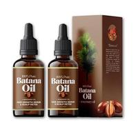 Batana Oil for Hair Growth, Aceite De Batana contiene romero,100% puro y natural, fortalece el cabello, Mejorar el brillo y la nutrición del cabello y la piel, adecuado para hombres y mujeres (2PCS)